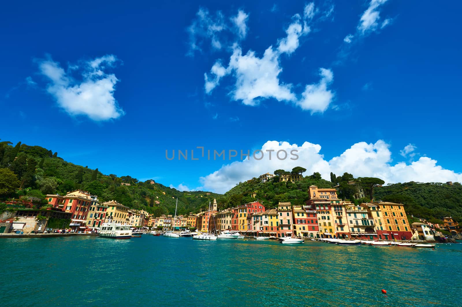 Portofino village on Ligurian coast in Italy