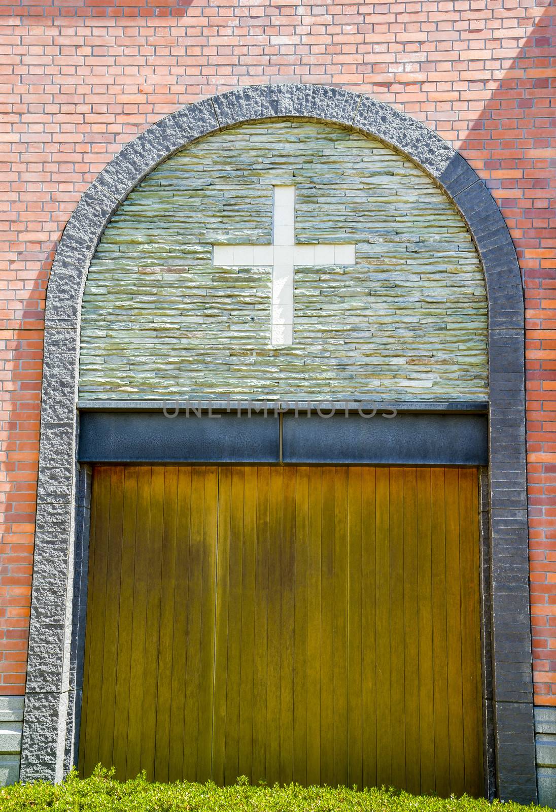 Church door by gjeerawut