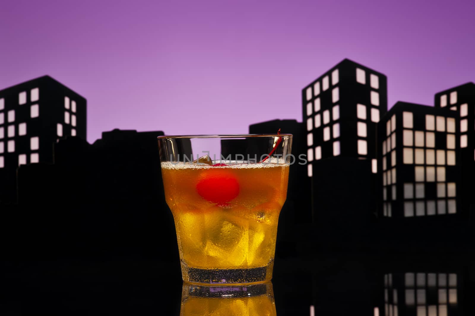 Metropolis Mai Tai cocktail by 3523Studio