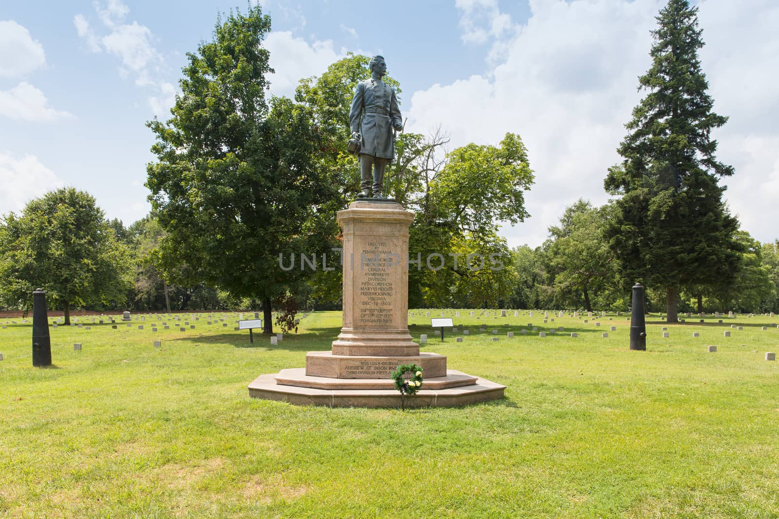 Civil War Memorial to the Fifth Corps Pennsylvania Infantry by picturyay