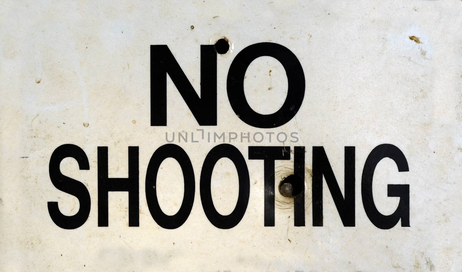 No Shooting Sign by mrdoomits