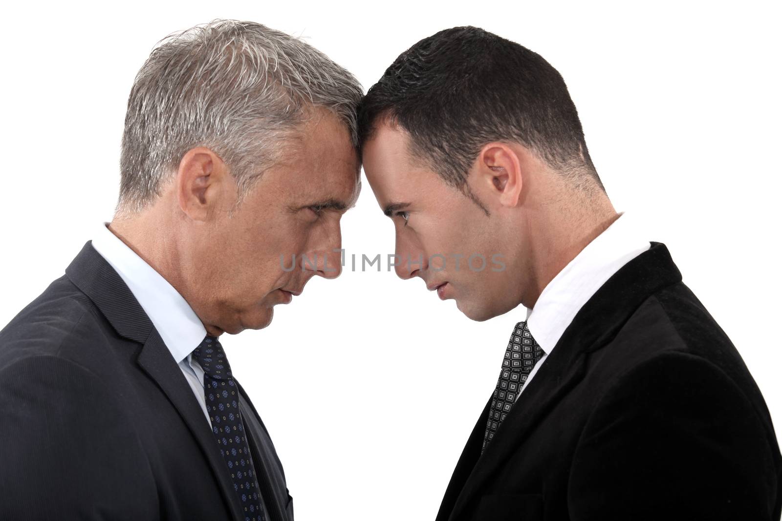 Tension between two businessmen by phovoir