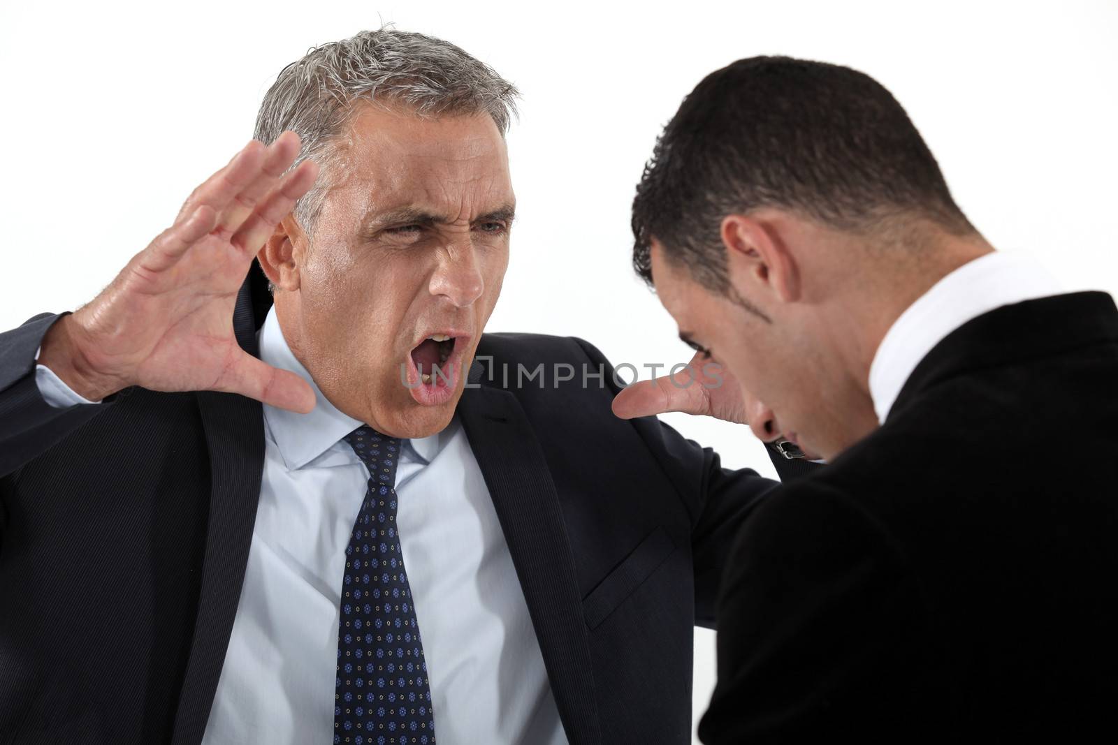 Boss shouting at useless employee by phovoir