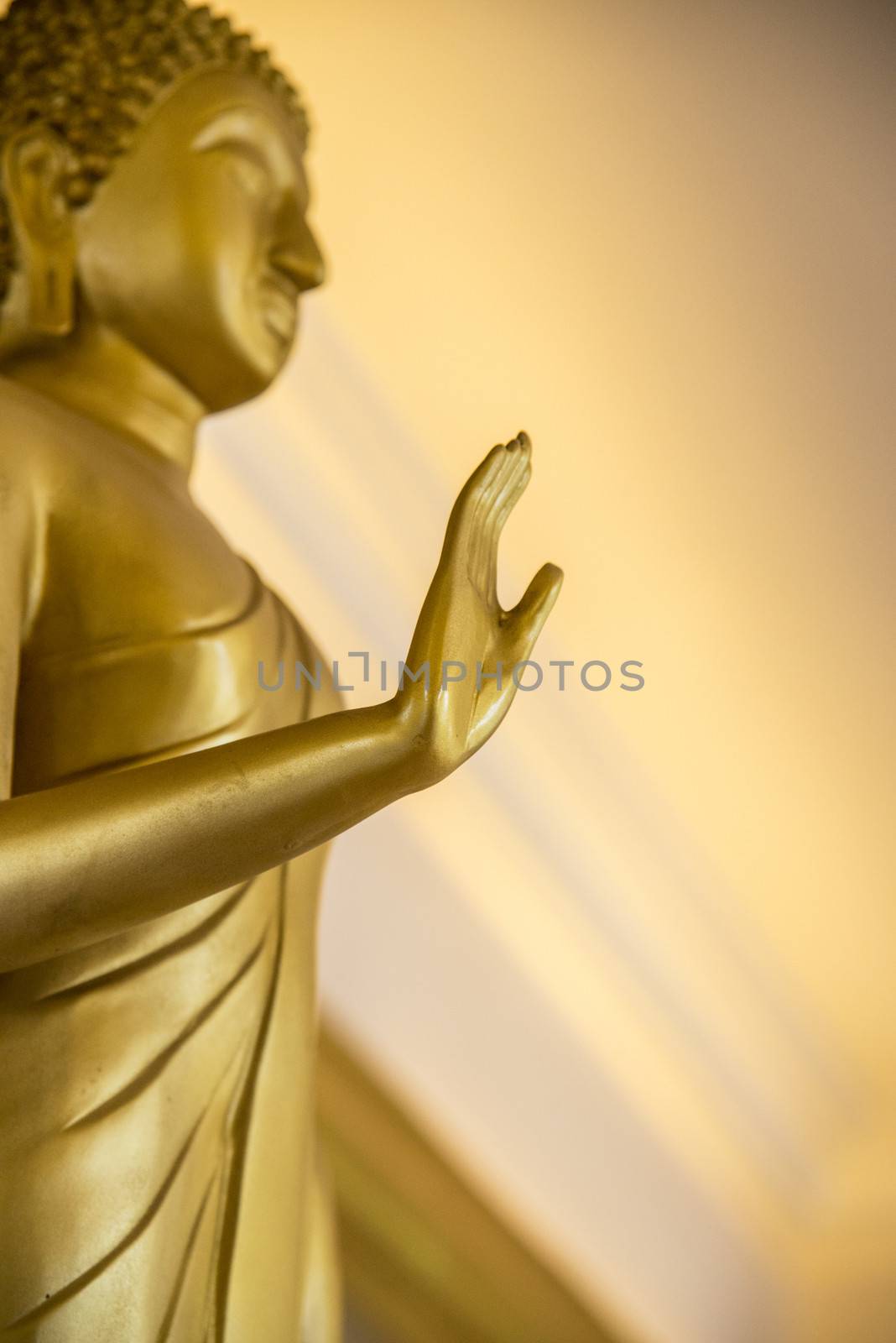 Golden image of Buddha