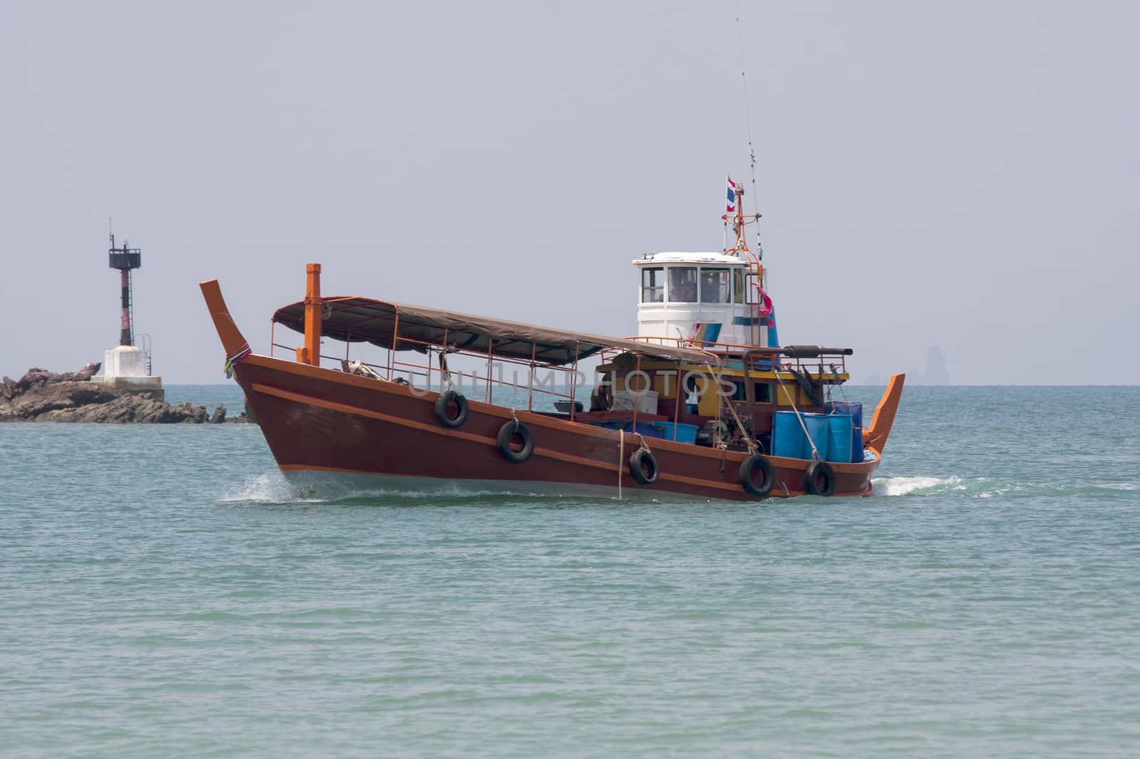 Fishing boat in Phang Nga Bay, Thailand