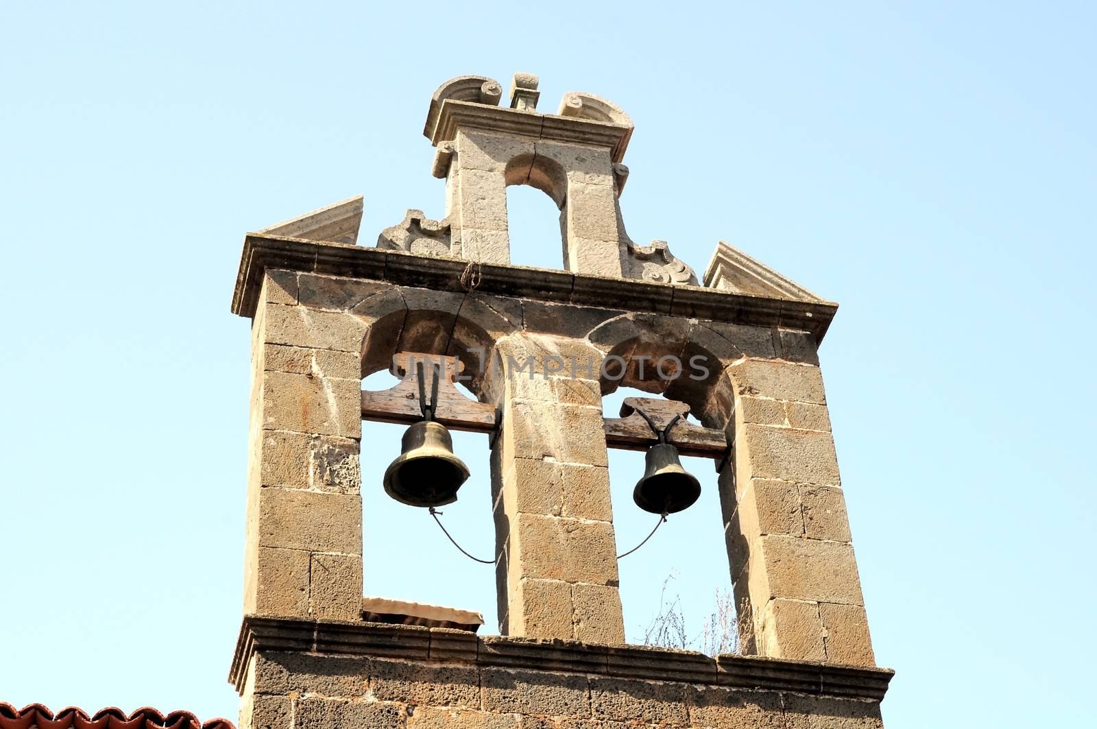 A Roof of an Old Church in La Laguna, Spain