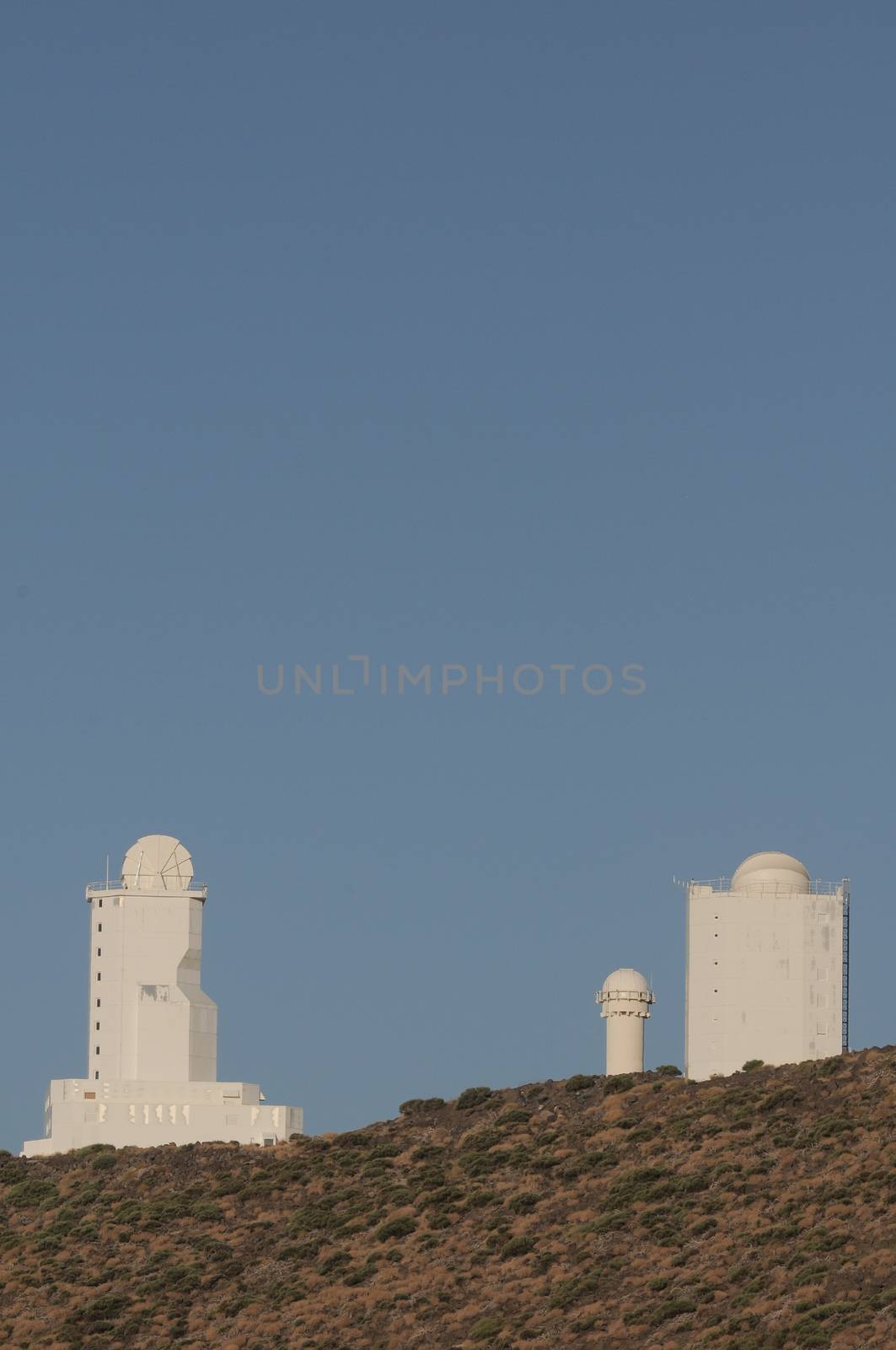 An Astronomical Observatory in Teide Volcan, Spain