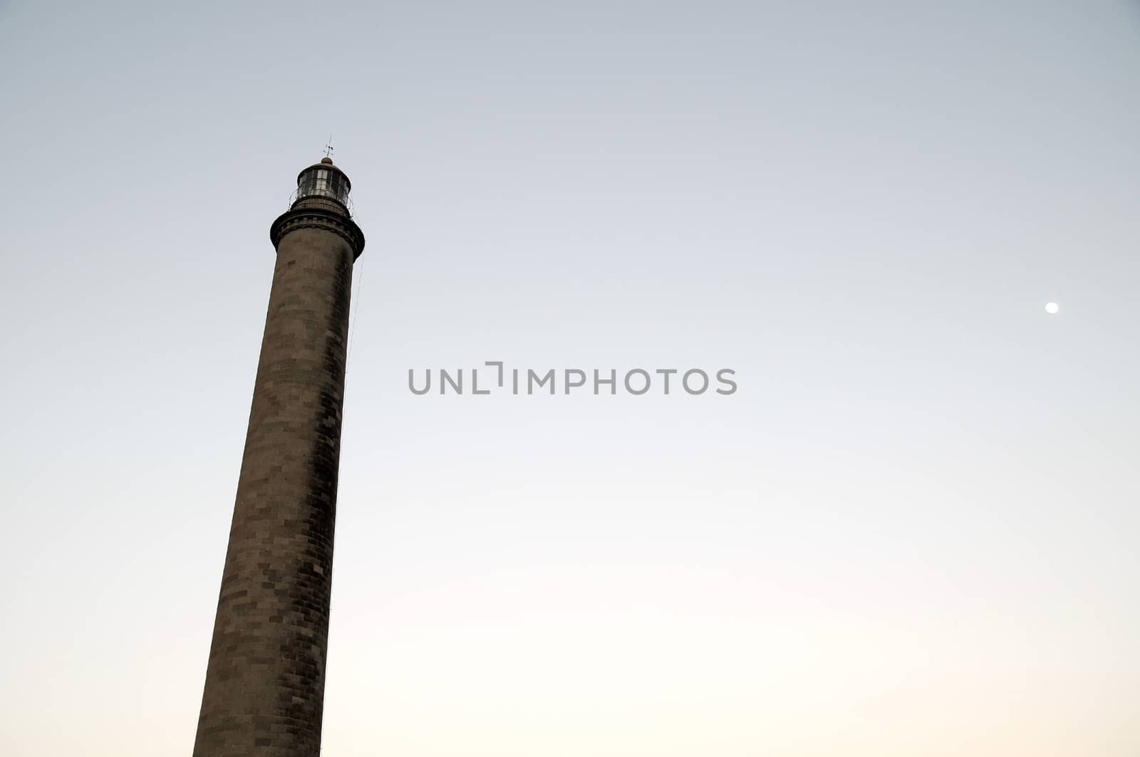 An Ancient Lighthouse In Gran Canaria Island, Spain