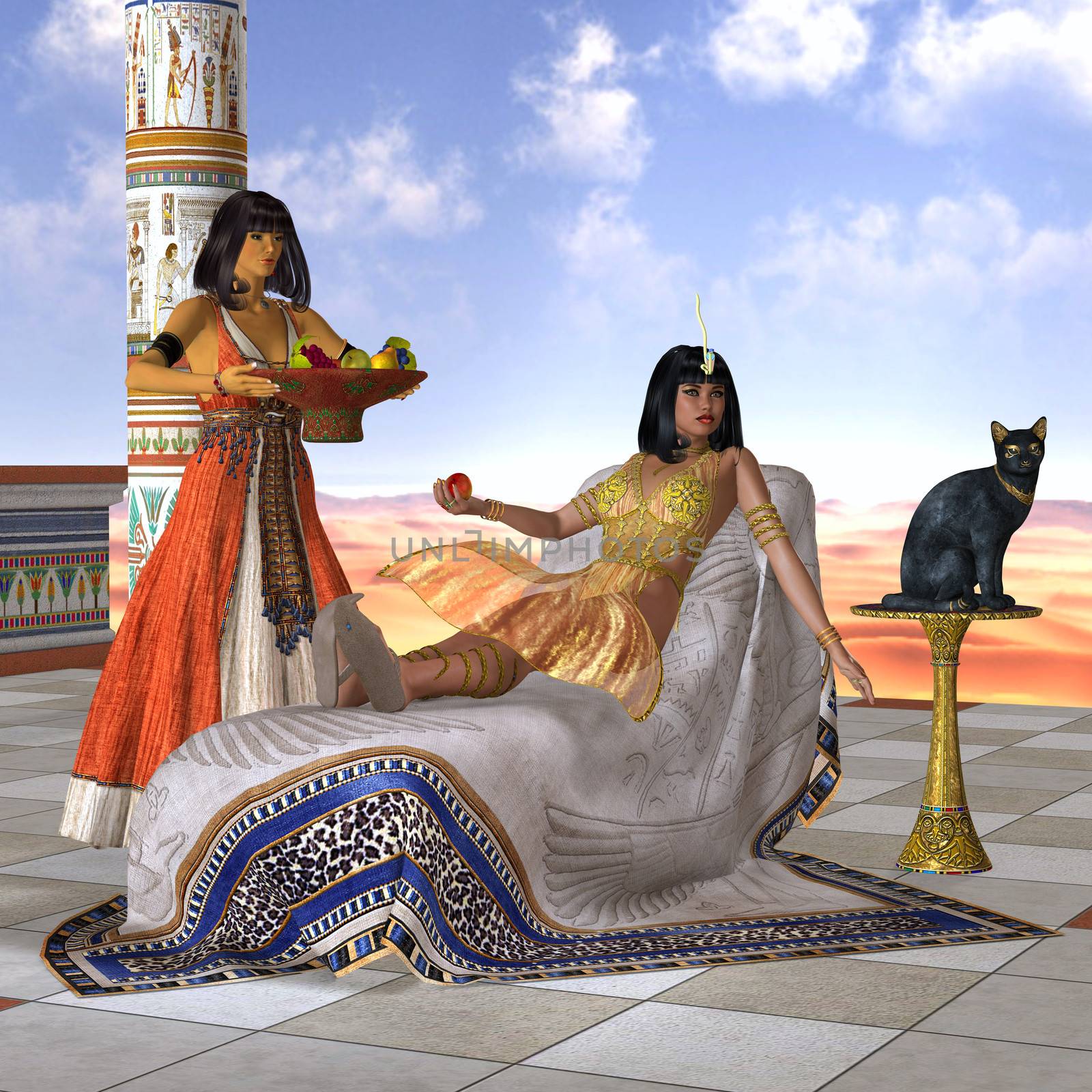 Egyptian Cleopatra by Catmando
