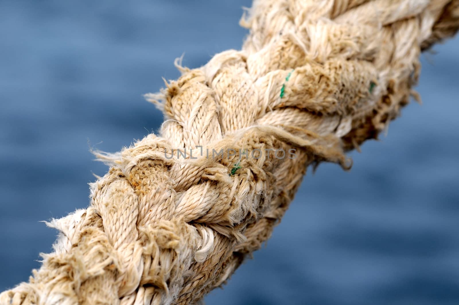 A Naval Rope on a Pier, in Canary Islands, Spain