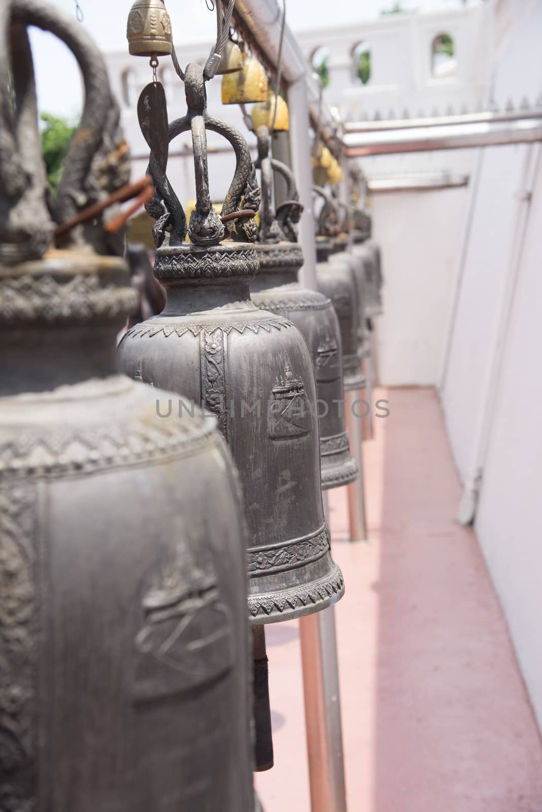 A lot of bells in the temple2 by gjeerawut