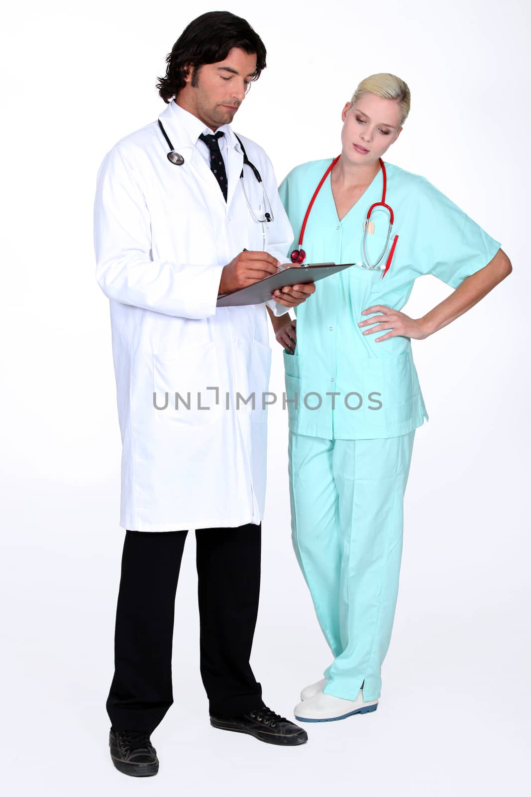 doctor and nurse working together