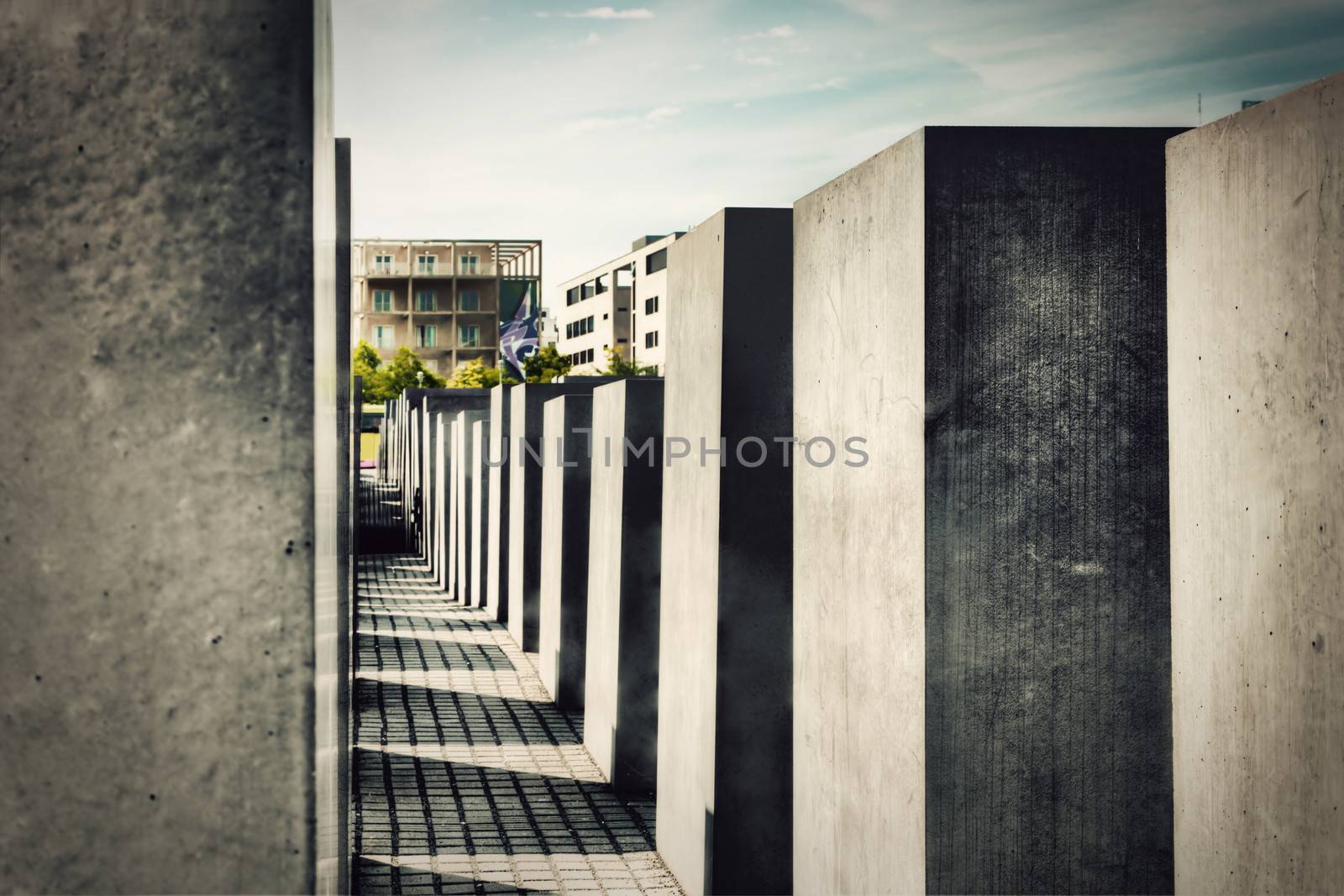 The Holocaust Memorial, Berlin, Germany by photocreo