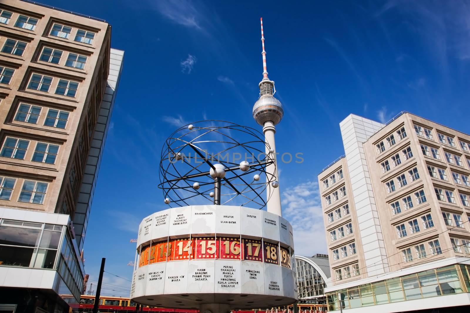 The Worldtime Clock, Alexanderplatz. Berlin, Germany by photocreo
