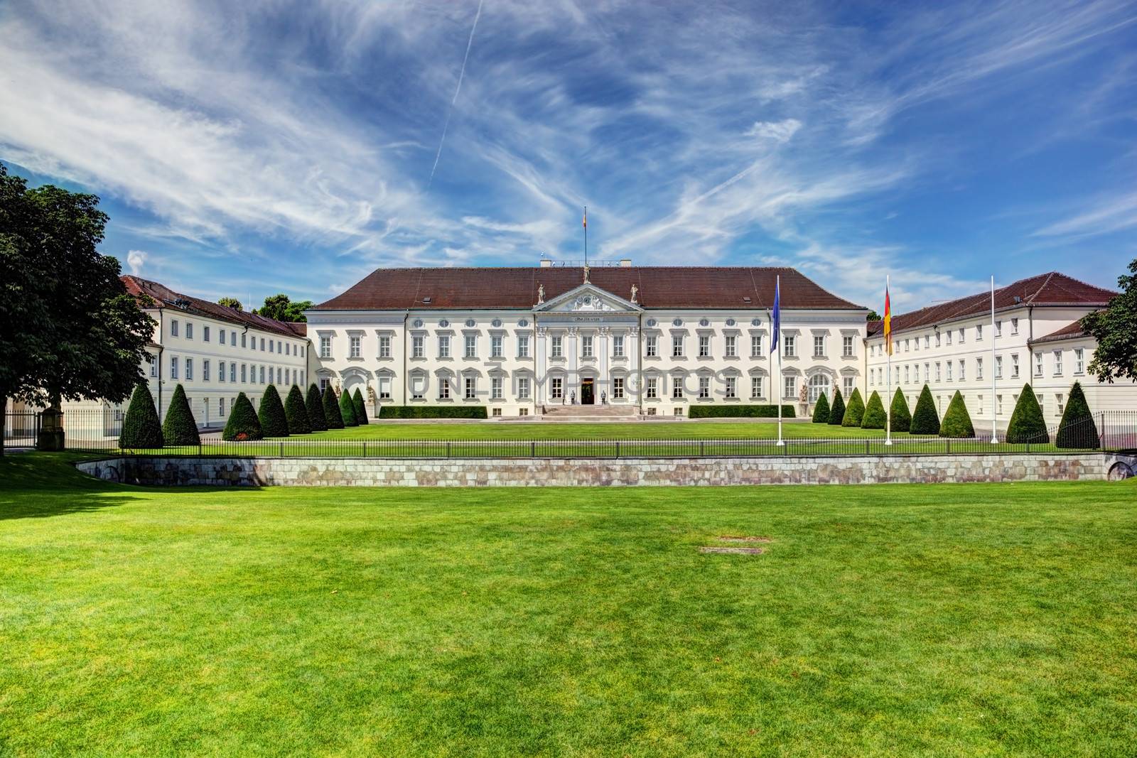 Schloss Bellevue, the Presidential palace in Berlin, Germany