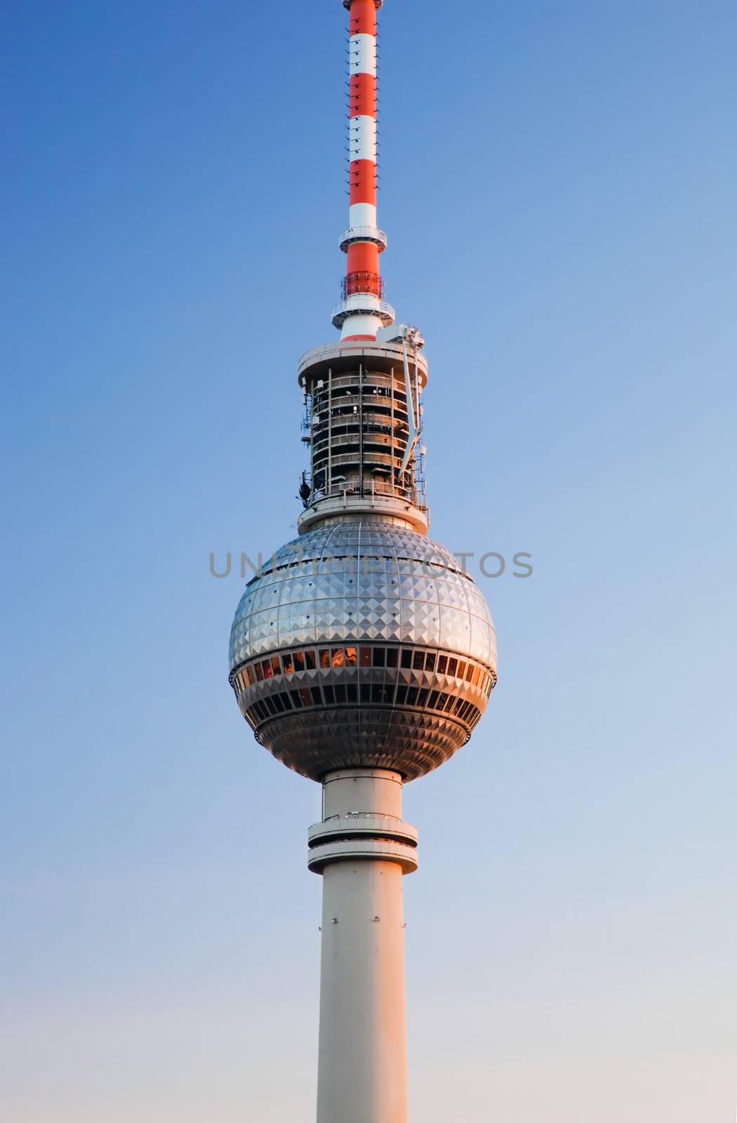 Tv tower or Fersehturm in Berlin, Germany by photocreo