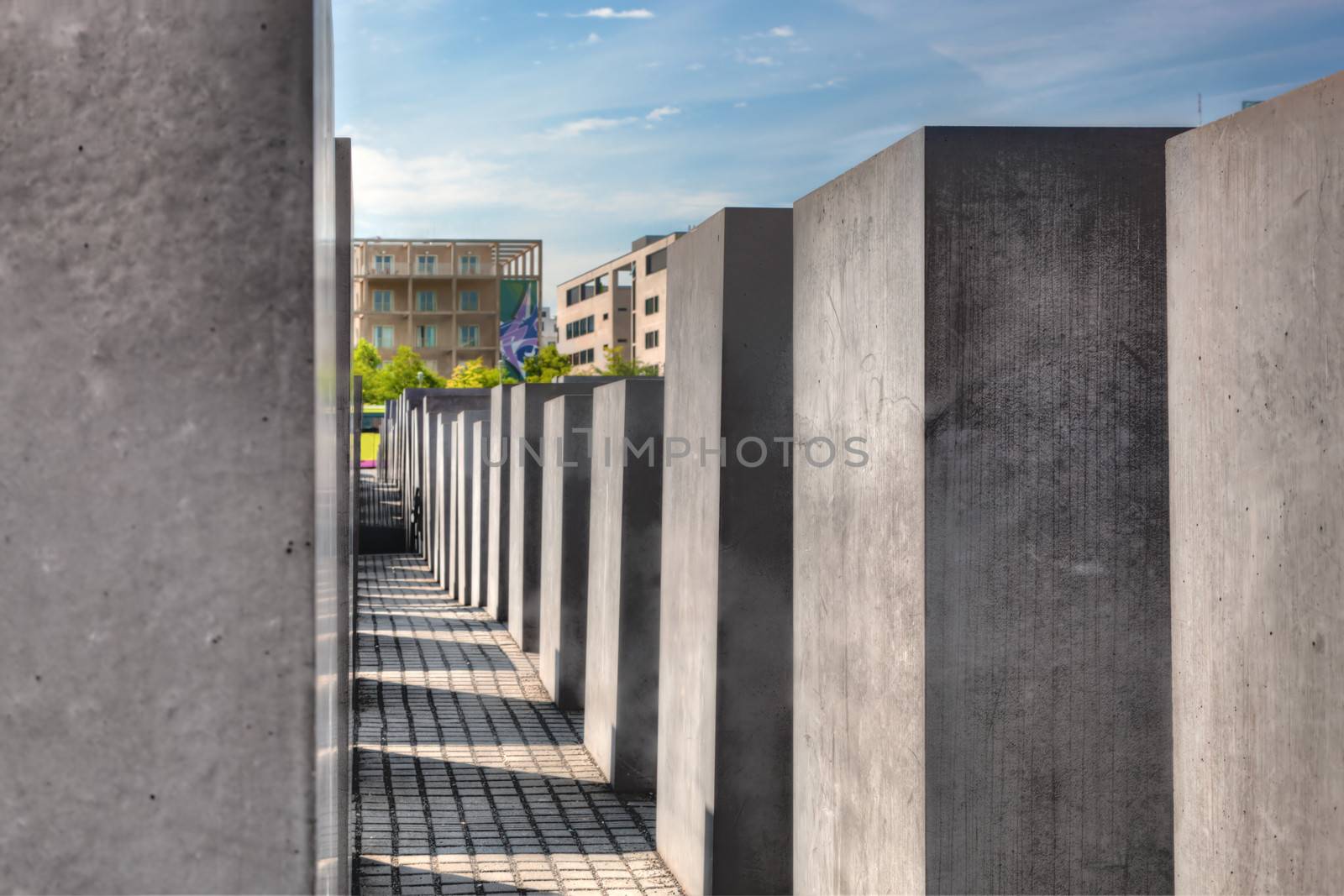 The Holocaust Memorial, Berlin, Germany by photocreo