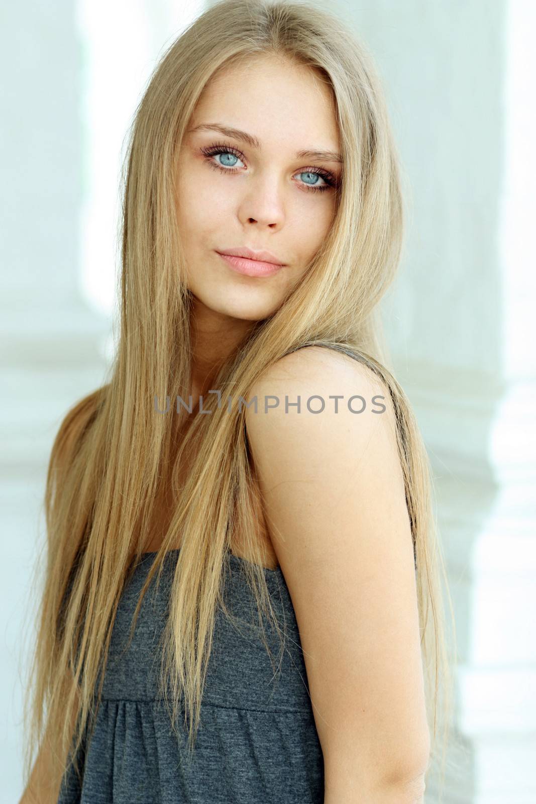 Beautiful young woman. Outdoor portrait