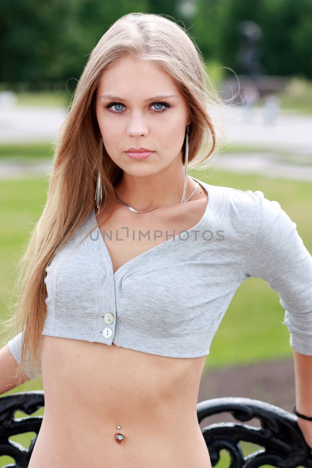 Beautiful young woman. Outdoor portrait