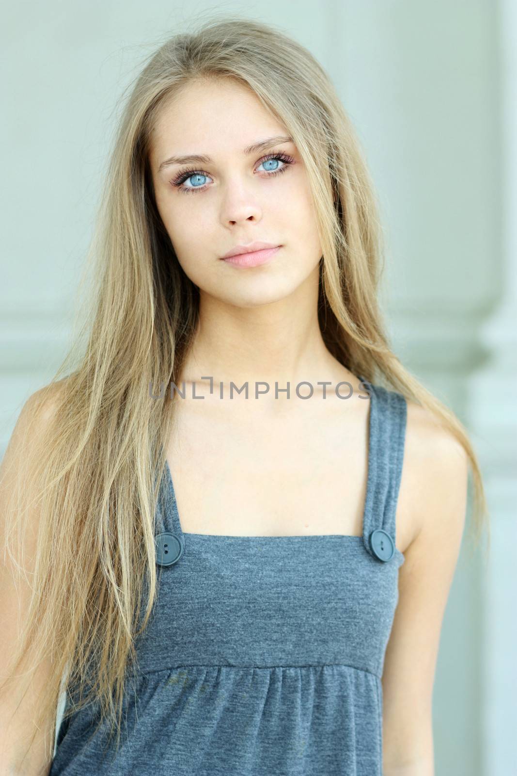 Beautiful young woman. Outdoor portrait