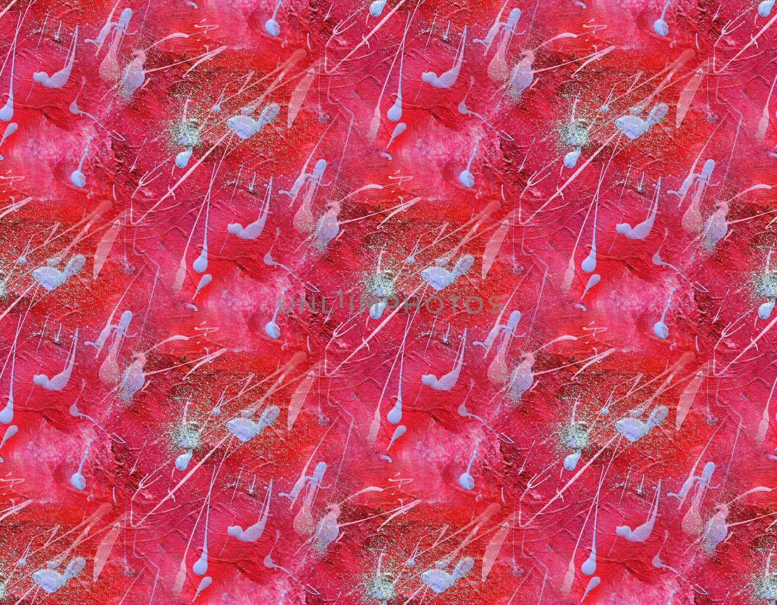 Red Spray pattern as seamless tileable texture