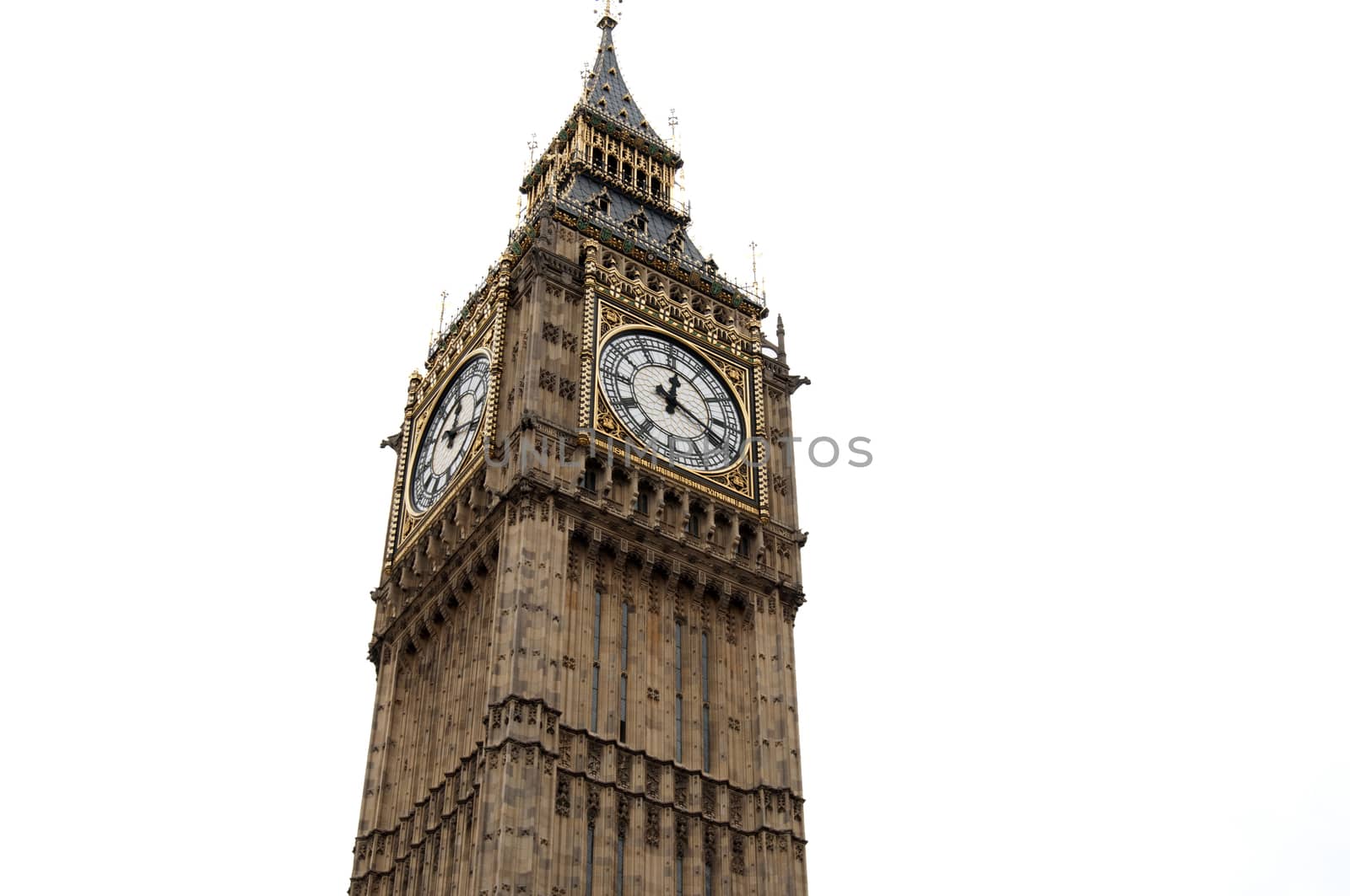 Big Ben is the nickname for the great bell of the clock at the north end of the Palace of Westminster in London, and often extended to refer to the clock and the clock tower. The tower is now officially called the Elizabeth Tower, after being renamed in 2012.