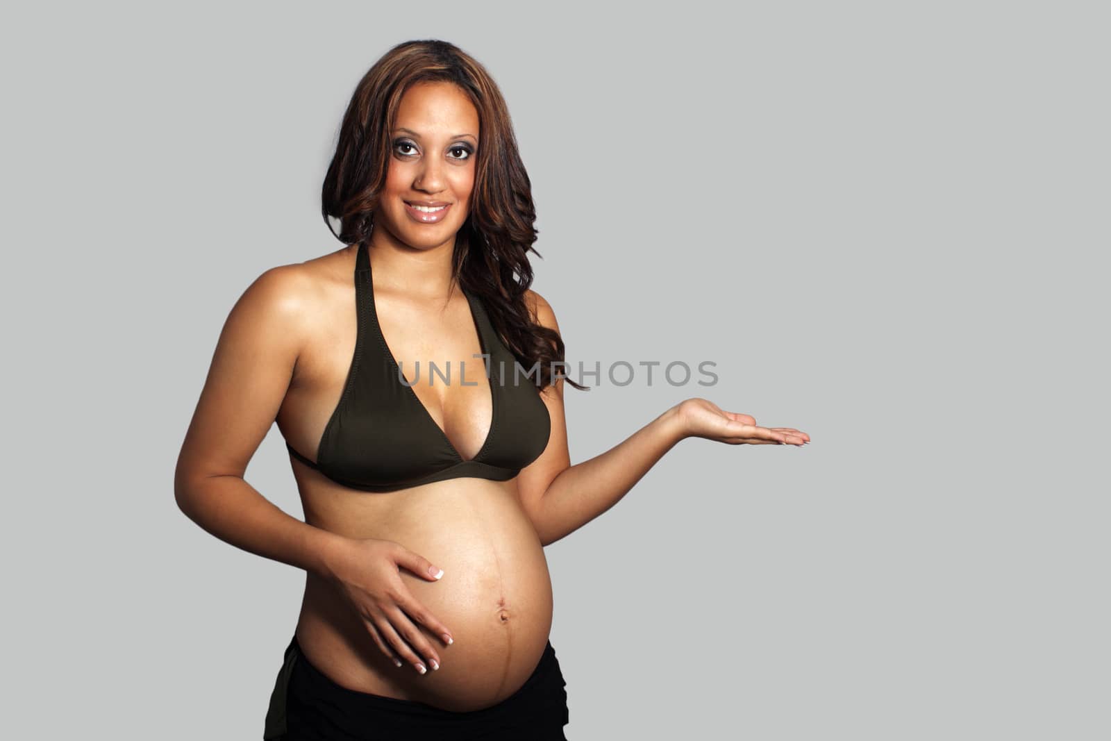 Beautiful Pregnant Woman with Hand Out (1) by csproductions