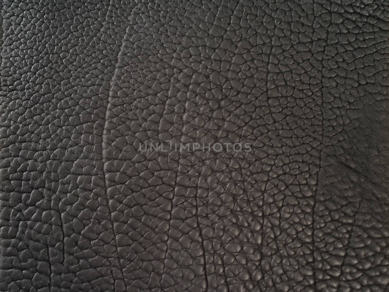 Closeup photo of black leather as a background.