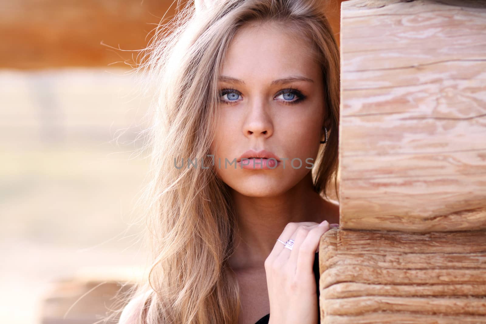 Beautiful young woman. Outdoor portrait