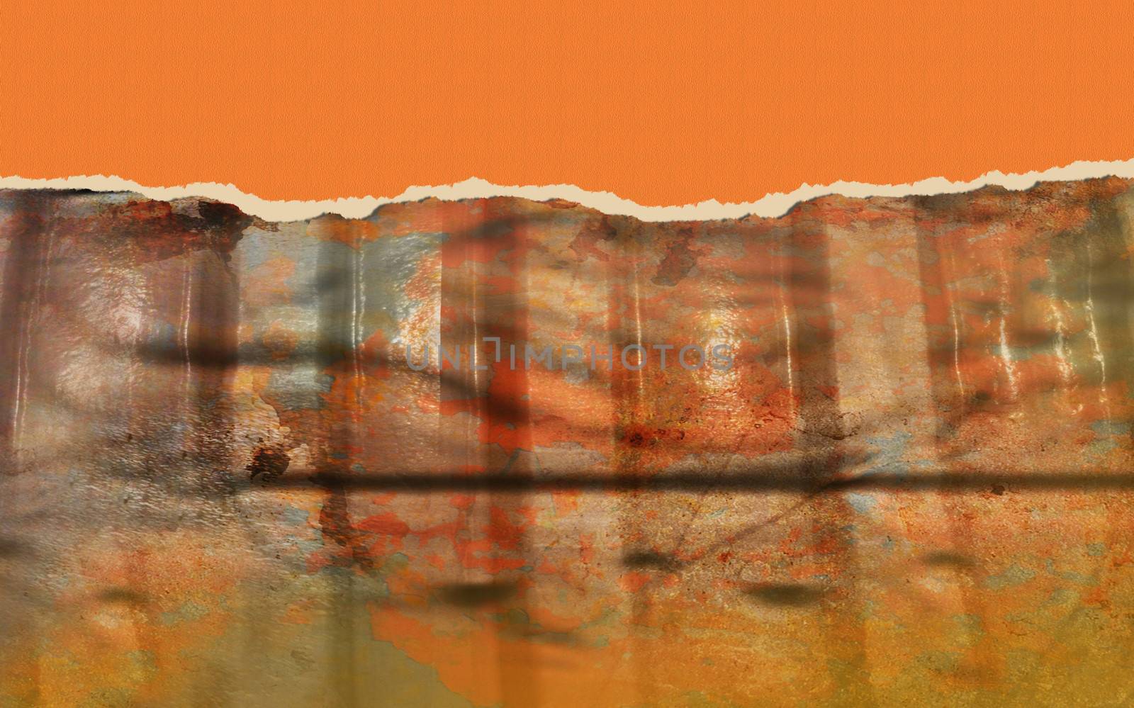 Horizontal  ripped paper for background by vitanovski