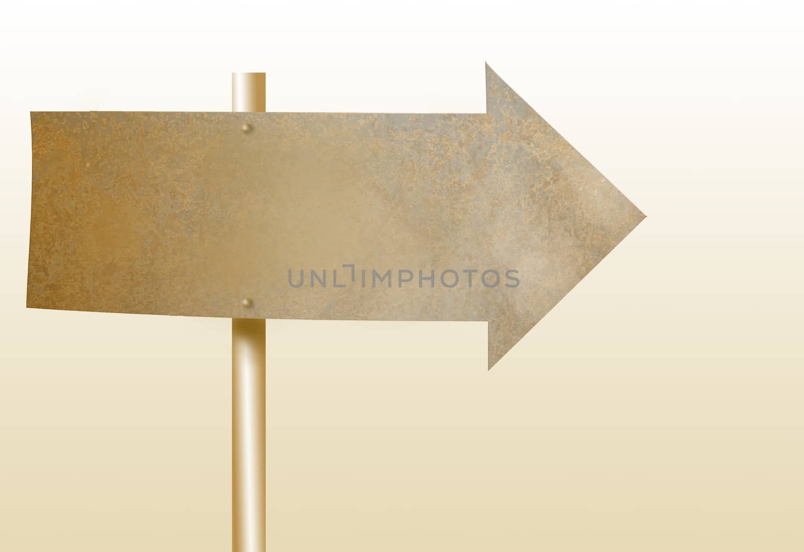 sign direction isolated on white by vitanovski