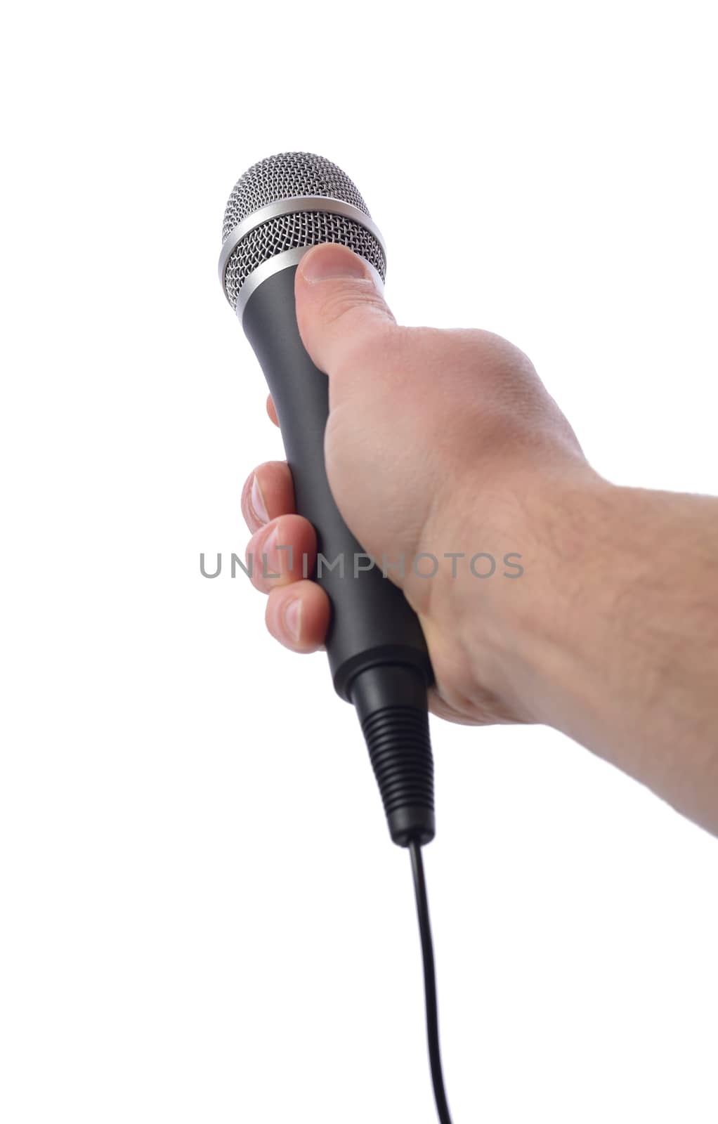 holding microphone by hyrons