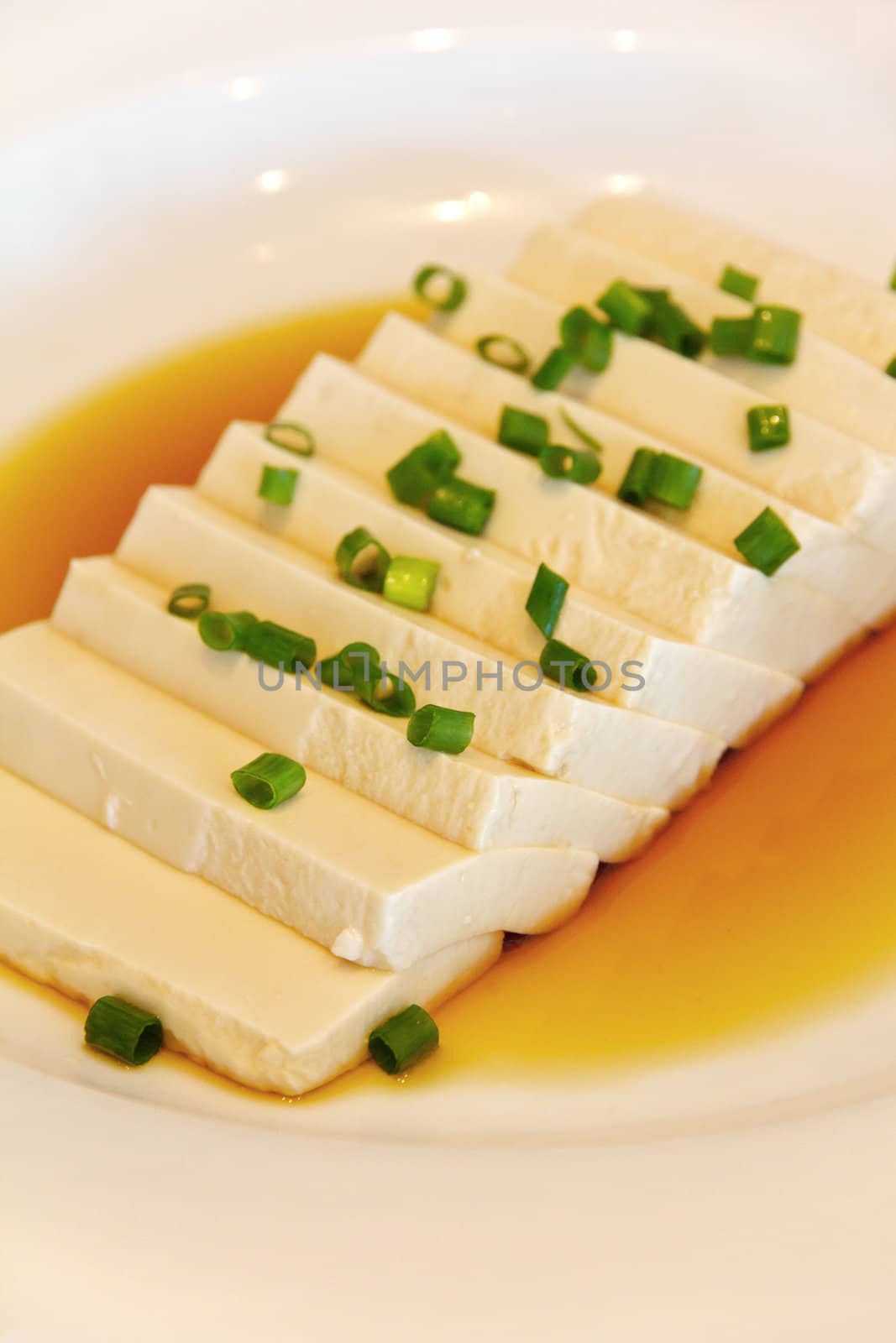 Tofu with beans sprout and ponzu dressing by ponsulak