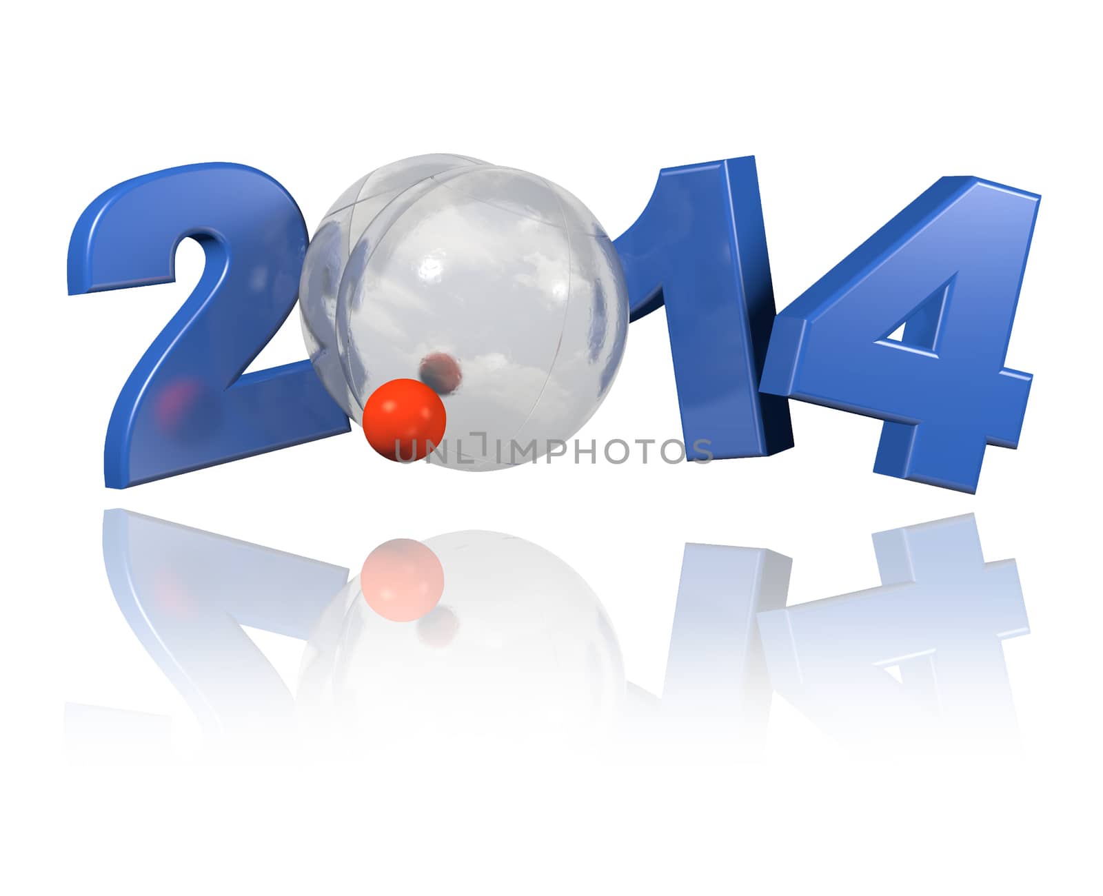 Petanque 2014 design with a white background