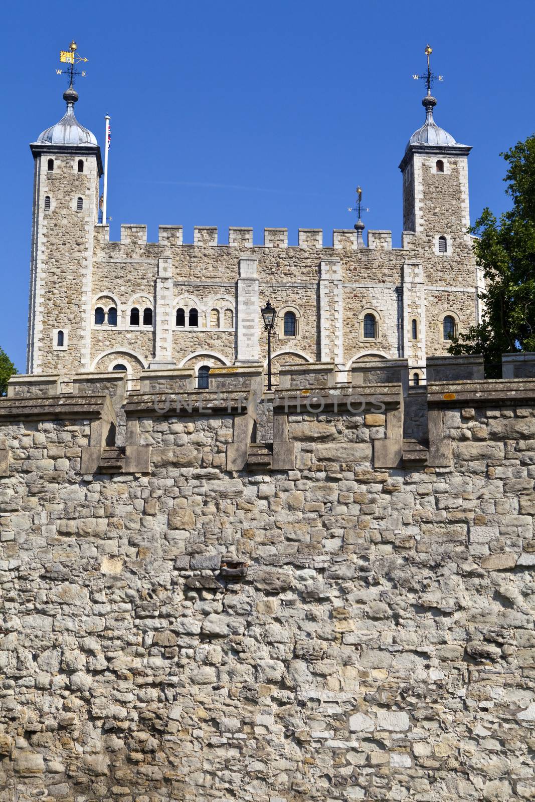 The Tower of London on a Summer's day.