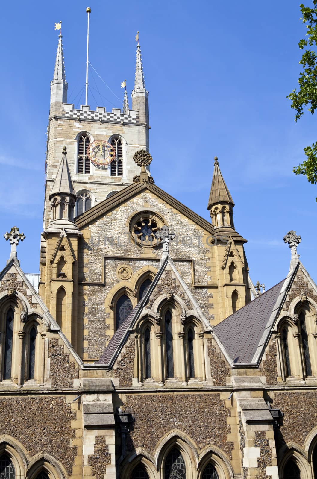 The historic Southwark Cathedral in London.