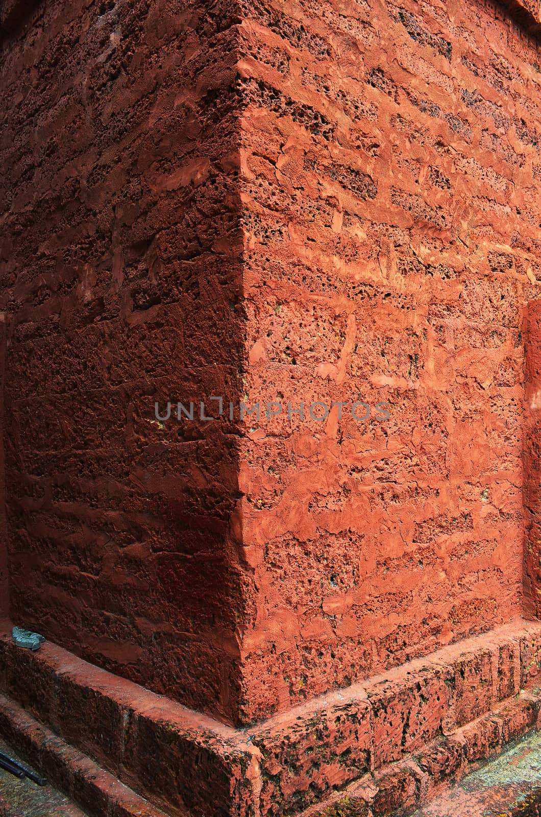 Laying Brick Red Wall by kobfujar