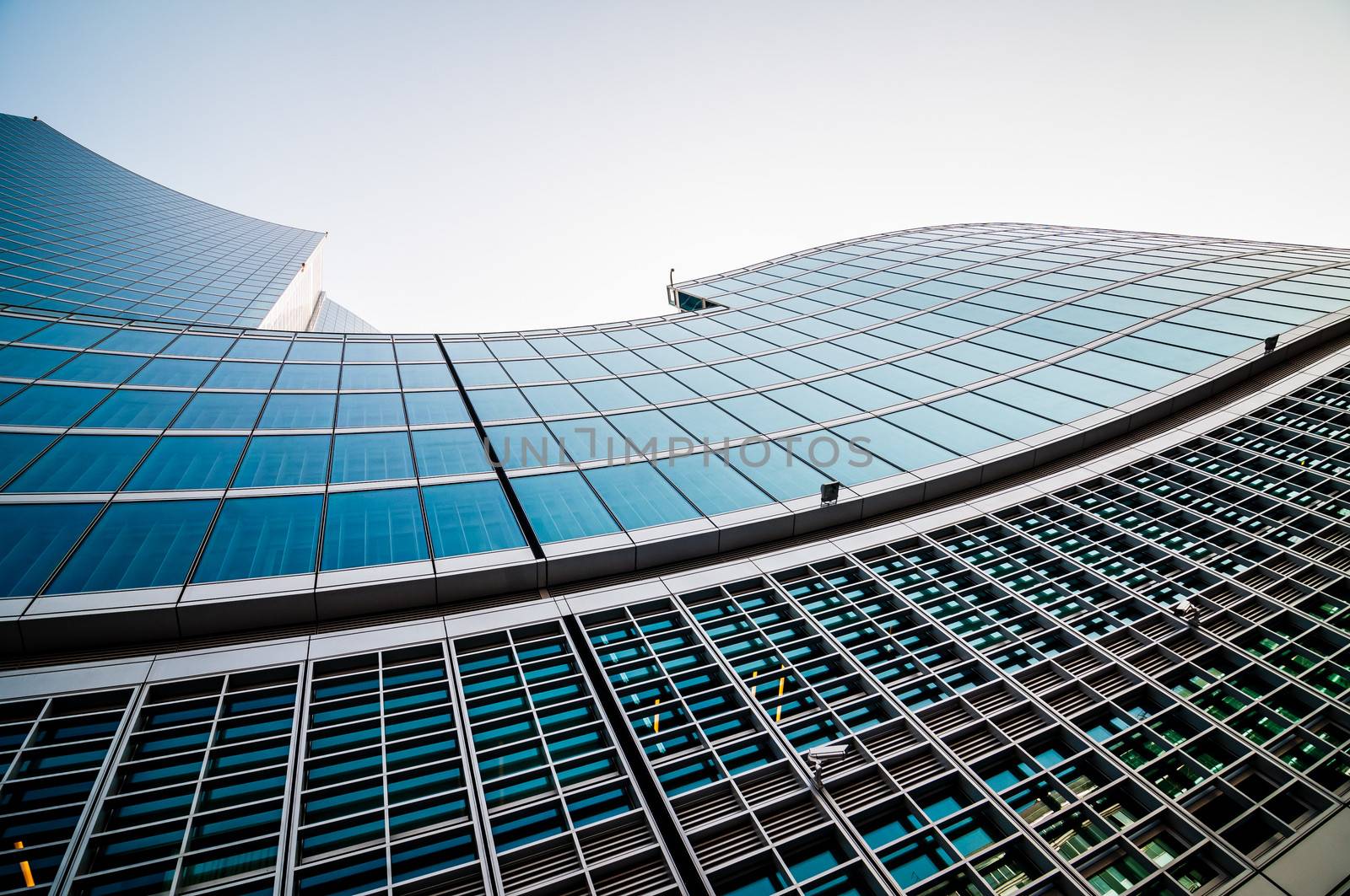 business building in the city