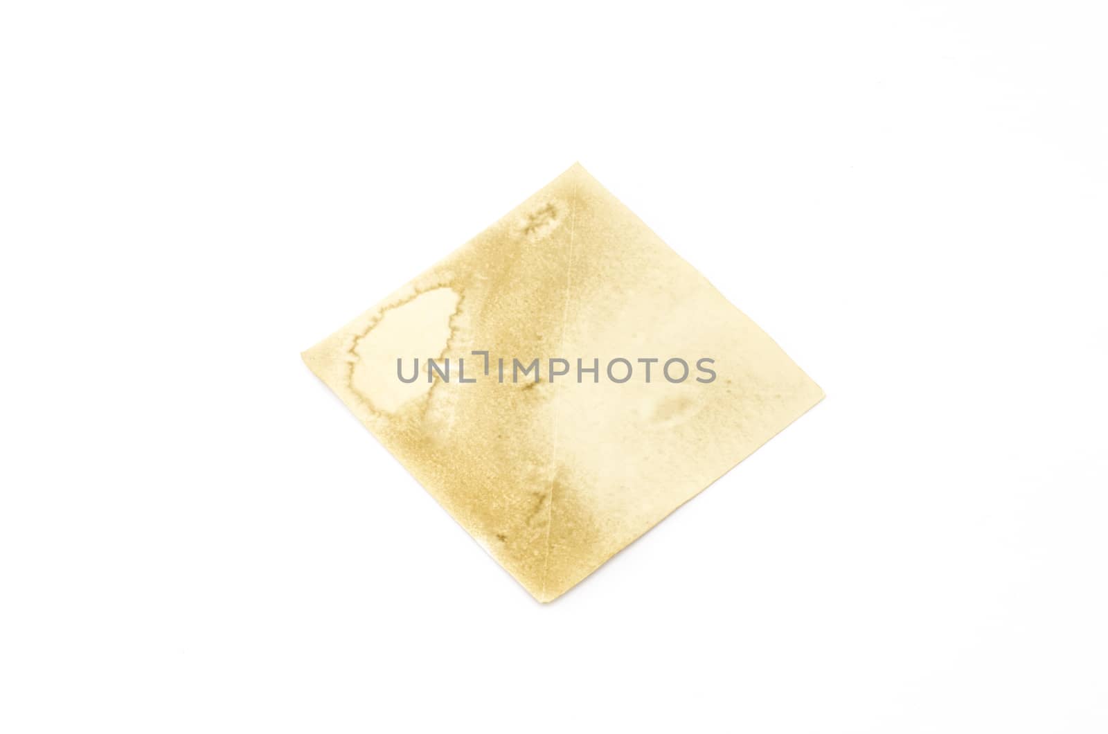 old brown paper isolated on white by ammza12