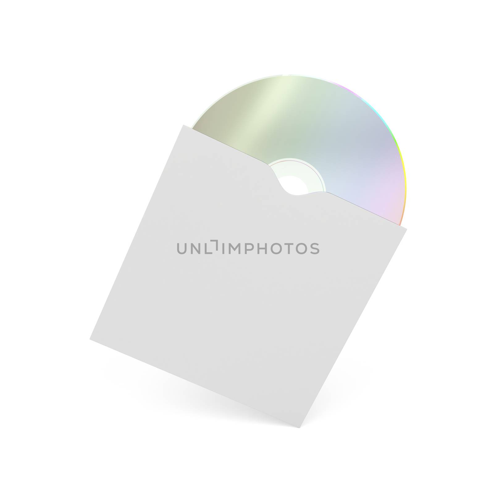 Compact disc in paper cover