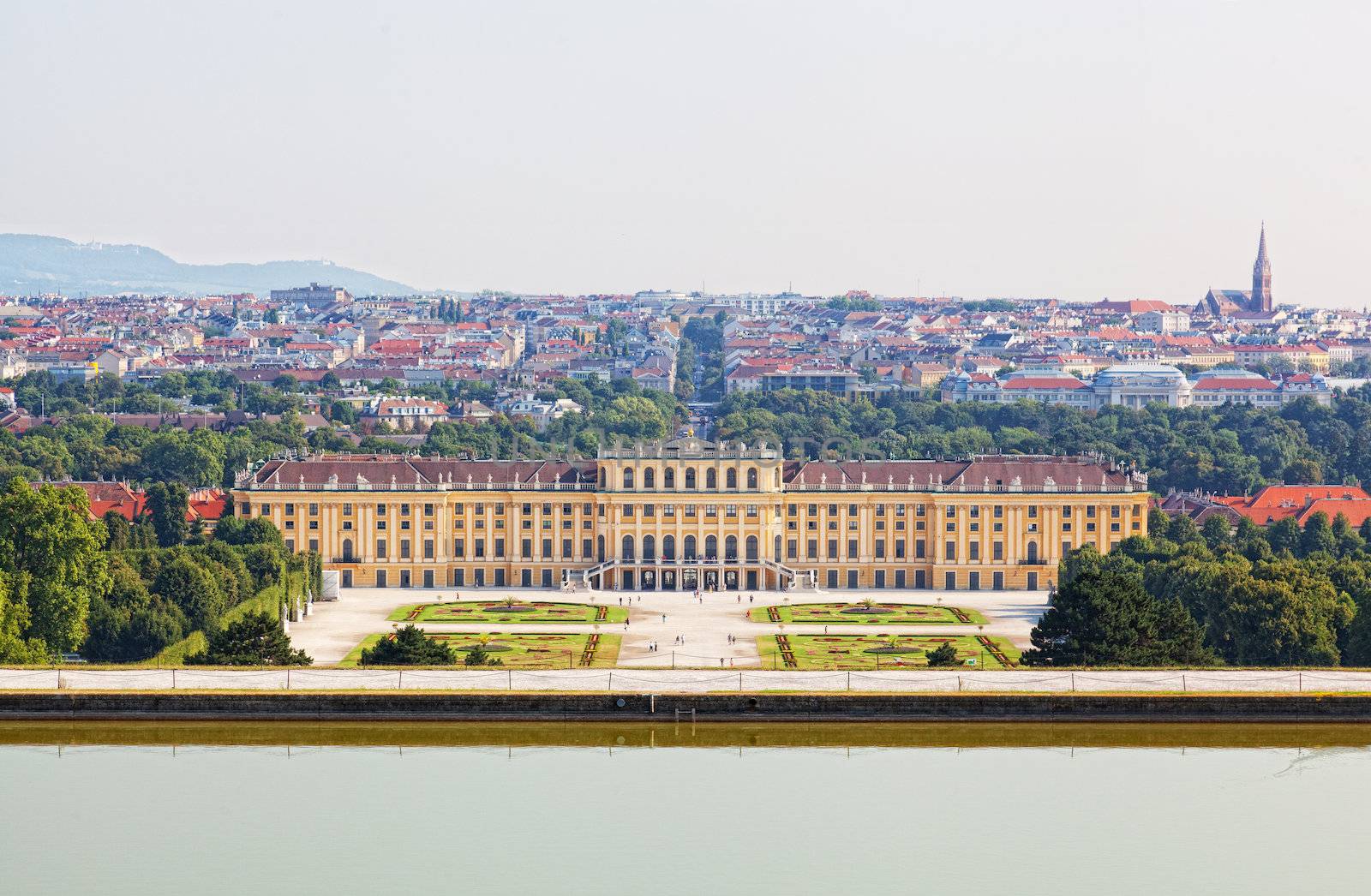 Schonbrunn palace in Vienna Austria