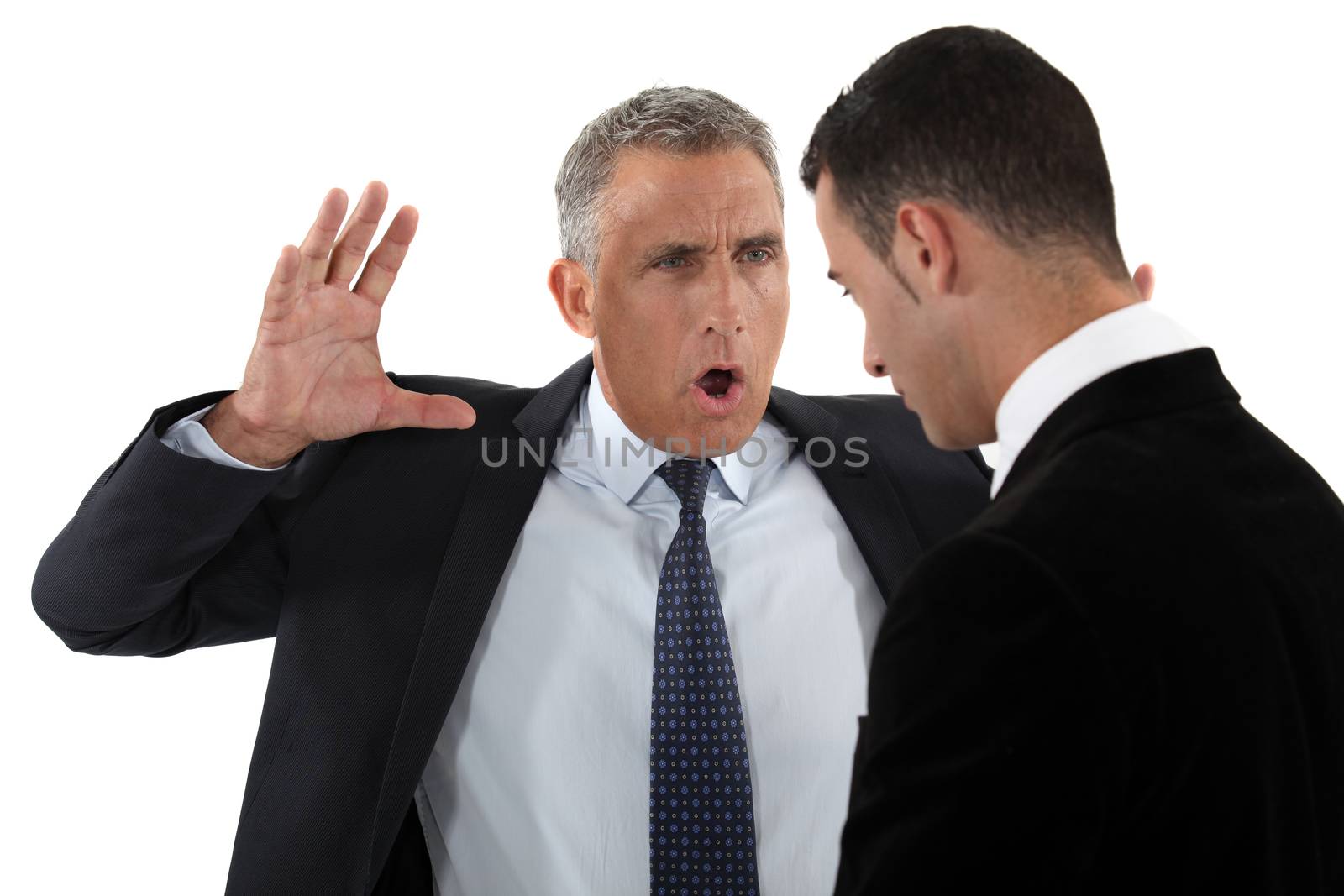 Boss shouting at employee by phovoir