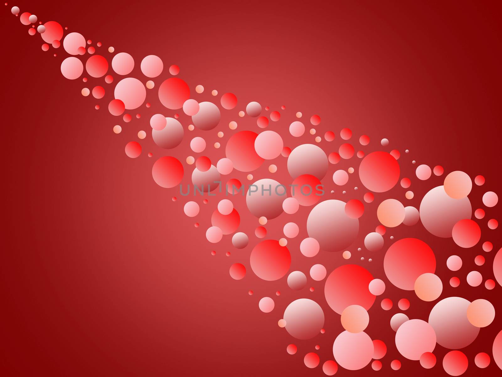 red tone bubble color christmas abstract background