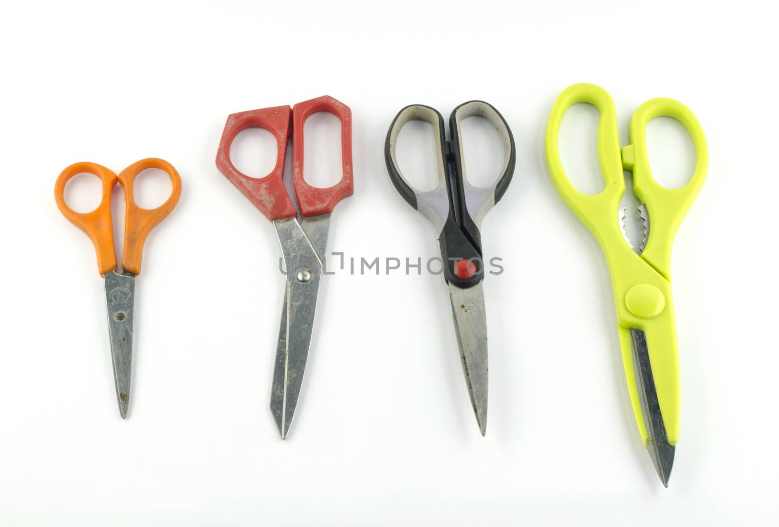 Scissors isolated with white background by ammza12