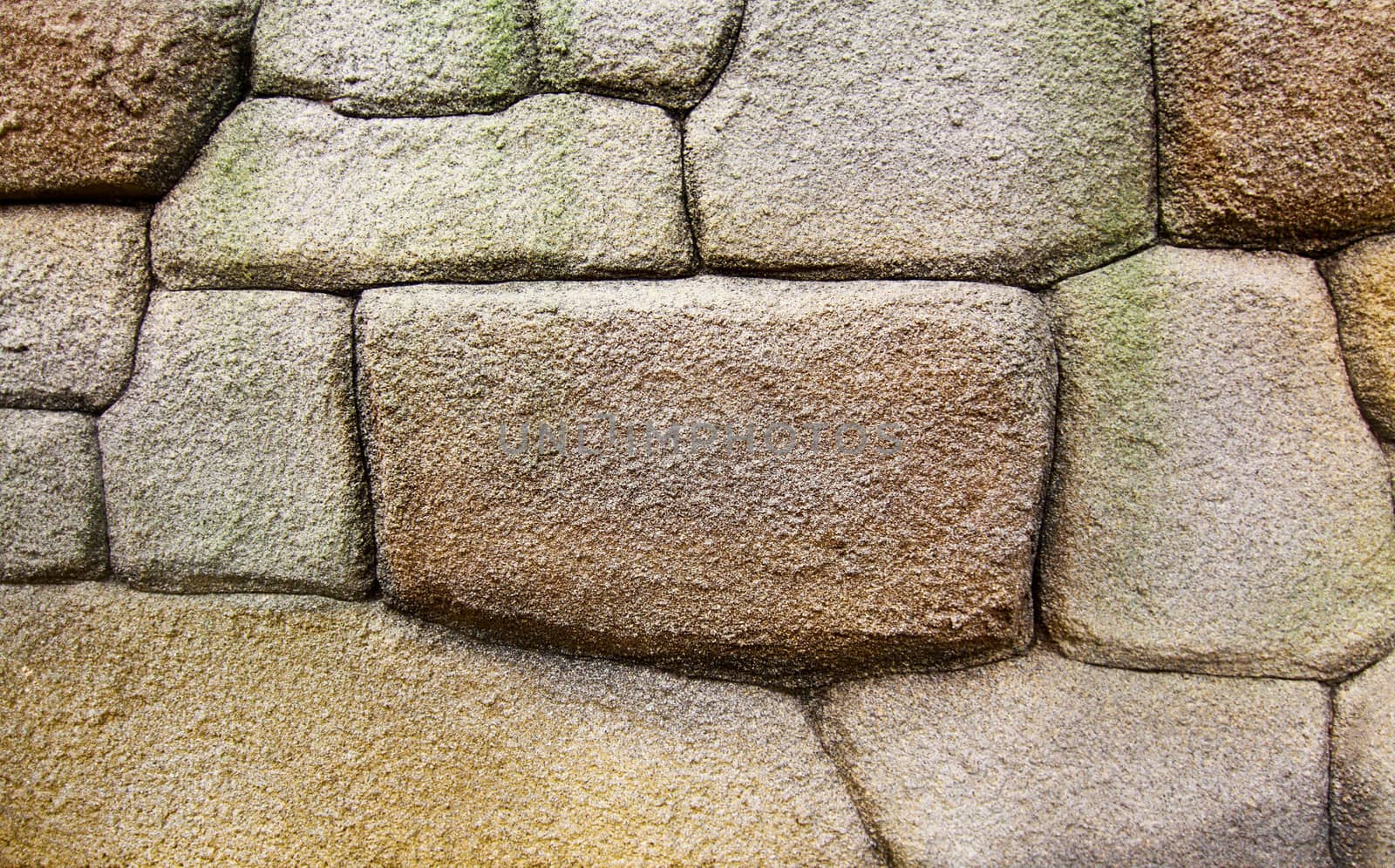 Stone brick wall for background