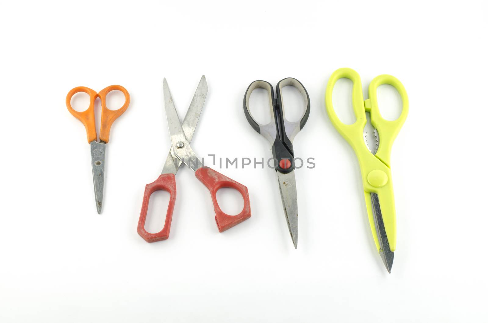 Scissors isolated with white background by ammza12