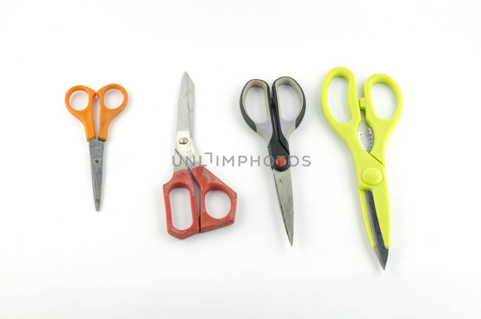 Scissors isolated with white background by ammza12