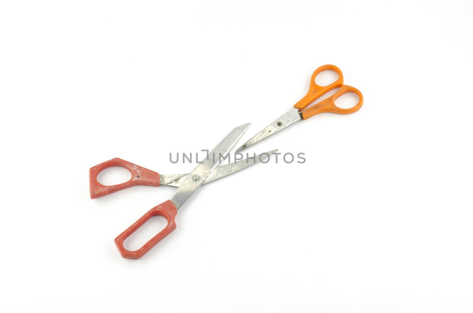 Scissors isolated with white background by ammza12