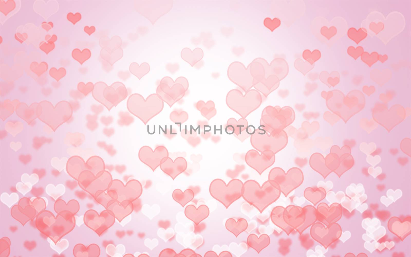 pink tone bokeh of valentine day