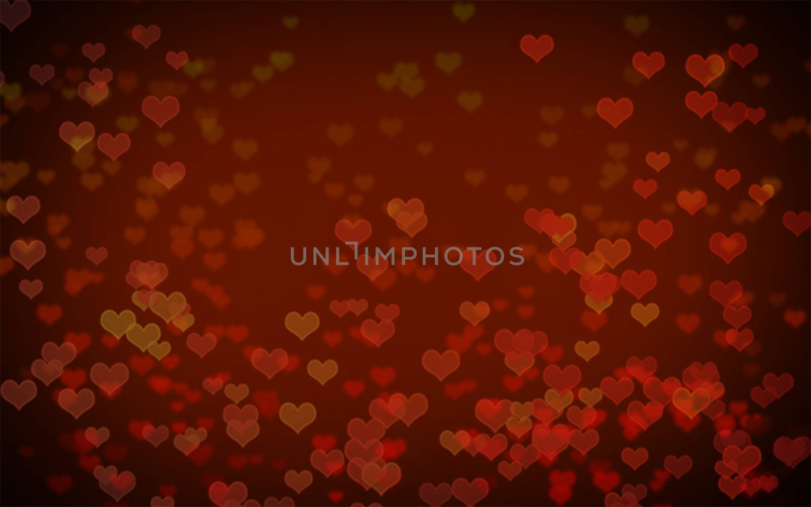 red heart bokeh abstract background by ammza12
